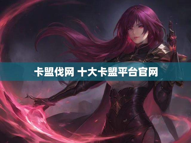 卡盟伐网 十大卡盟平台官网