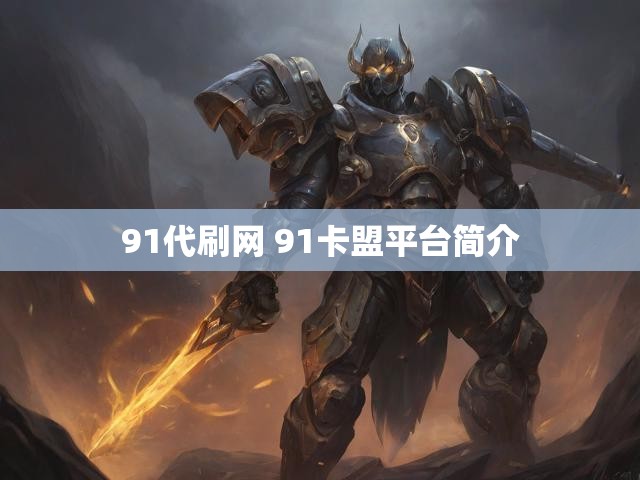 91代刷网 91卡盟平台简介