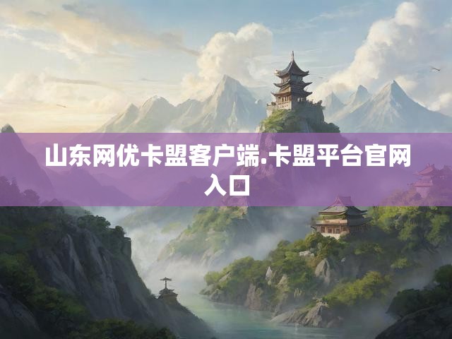 山东网优卡盟客户端.卡盟平台官网入口