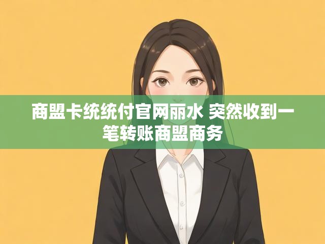 商盟卡统统付官网丽水 突然收到一笔转账商盟商务
