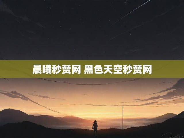 晨曦秒赞网 黑色天空秒赞网