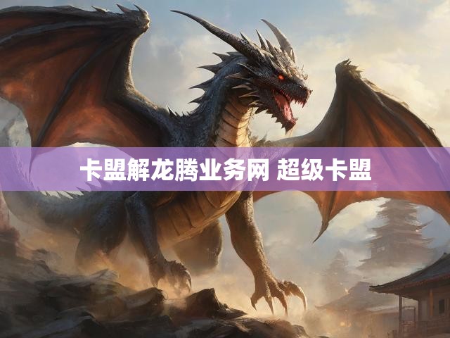卡盟解龙腾业务网 超级卡盟
