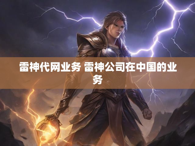 雷神代网业务 雷神公司在中国的业务
