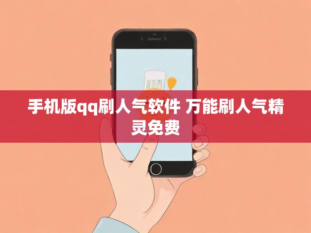 手机版qq刷人气软件 万能刷人气精灵免费