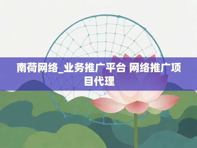 南荷网络_业务推广平台 网络推广项目代理