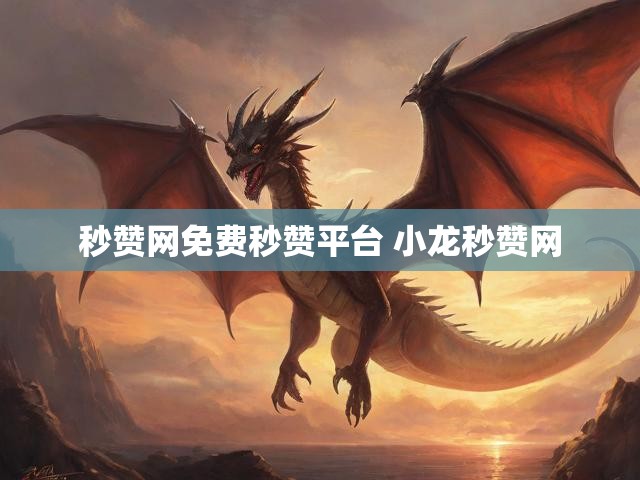 秒赞网免费秒赞平台 小龙秒赞网