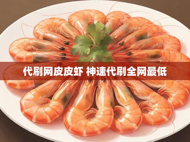 代刷网皮皮虾 神速代刷全网最低