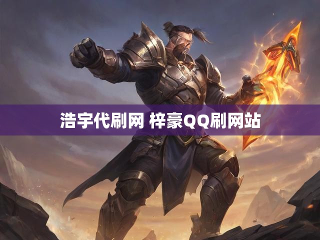 浩宇代刷网 梓豪QQ刷网站