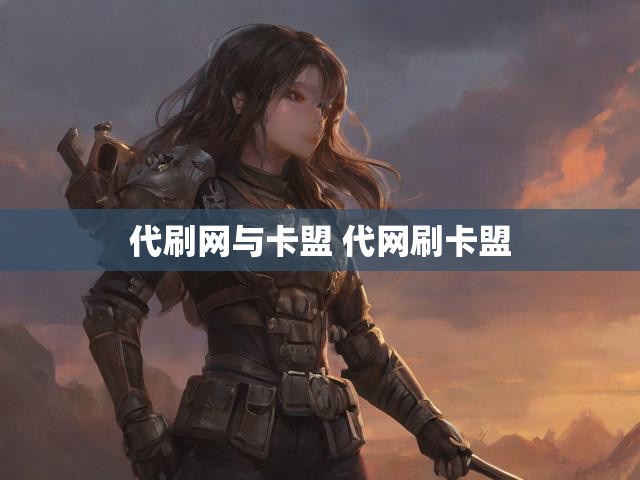 代刷网与卡盟 代网刷卡盟