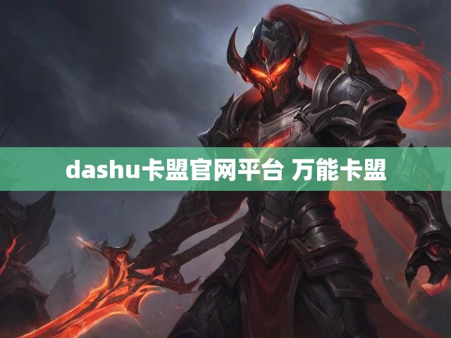 dashu卡盟官网平台 万能卡盟