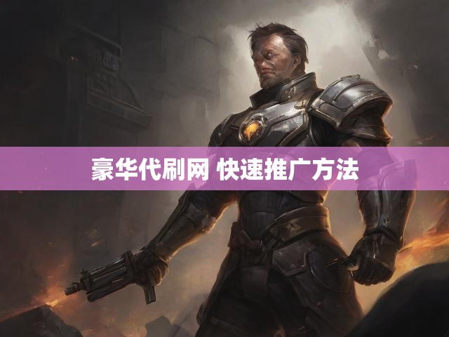 豪华代刷网 快速推广方法