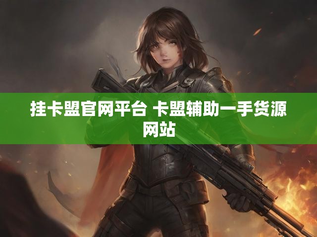 挂卡盟官网平台 卡盟辅助一手货源网站