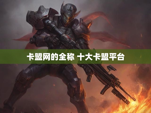 卡盟网的全称 十大卡盟平台