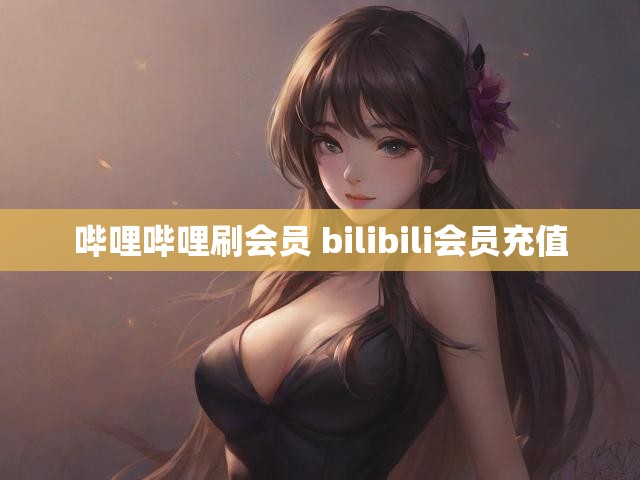 哔哩哔哩刷会员 bilibili会员充值