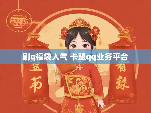 刷q福袋人气 卡盟qq业务平台