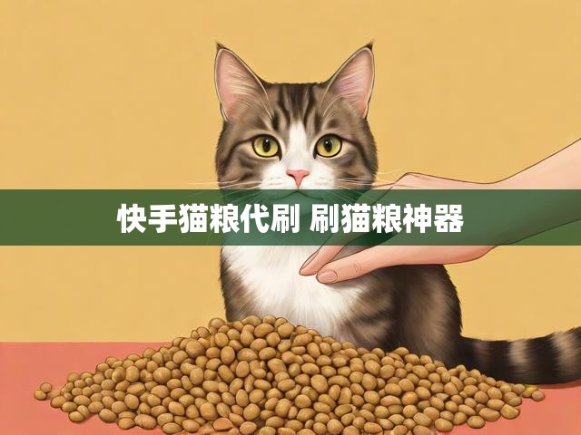 快手猫粮代刷 刷猫粮神器