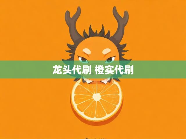 龙头代刷 橙实代刷