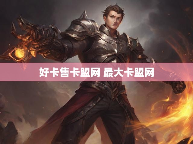 好卡售卡盟网 最大卡盟网