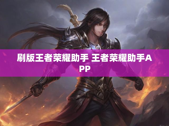 刷版王者荣耀助手 王者荣耀助手APP
