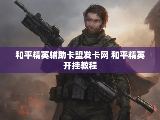 和平精英辅助卡盟发卡网 和平精英开挂教程