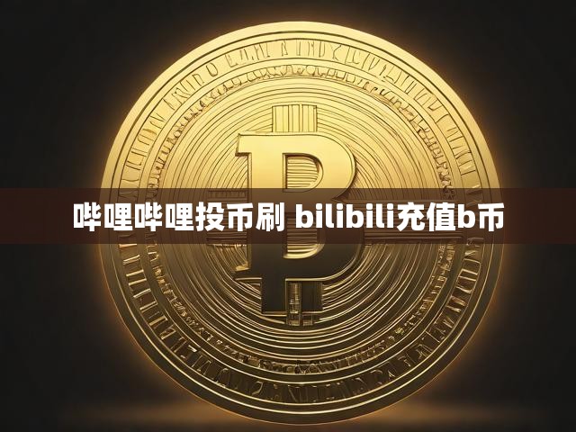 哔哩哔哩投币刷 bilibili充值b币
