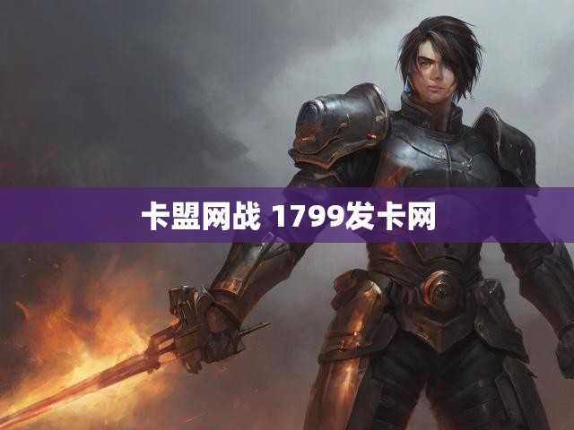卡盟网战 1799发卡网