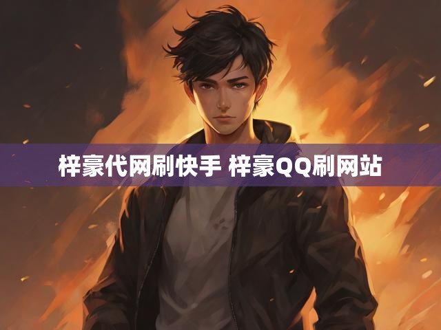 梓豪代网刷快手 梓豪QQ刷网站