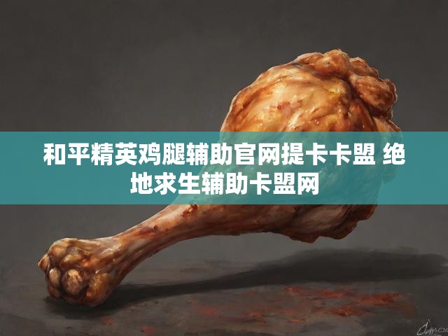 和平精英鸡腿辅助官网提卡卡盟 绝地求生辅助卡盟网