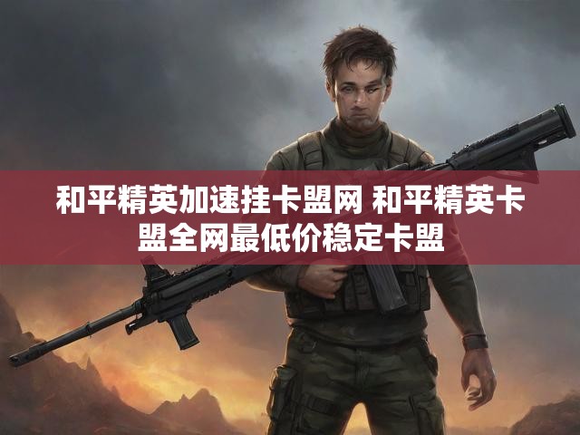 和平精英加速挂卡盟网 和平精英卡盟全网最低价稳定卡盟