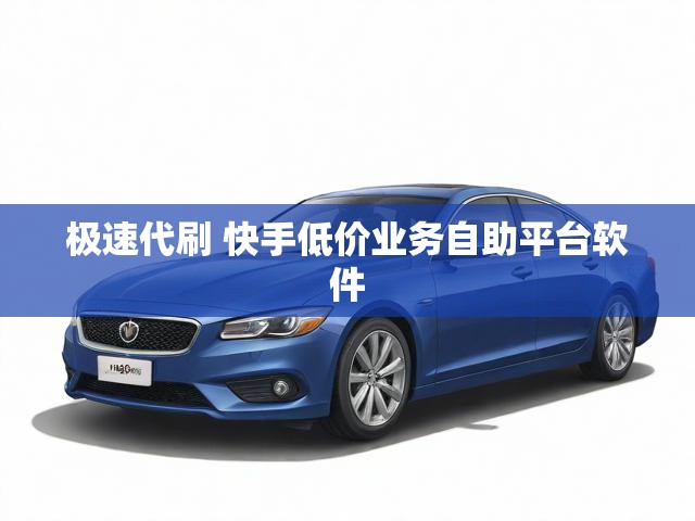 极速代刷 快手低价业务自助平台软件