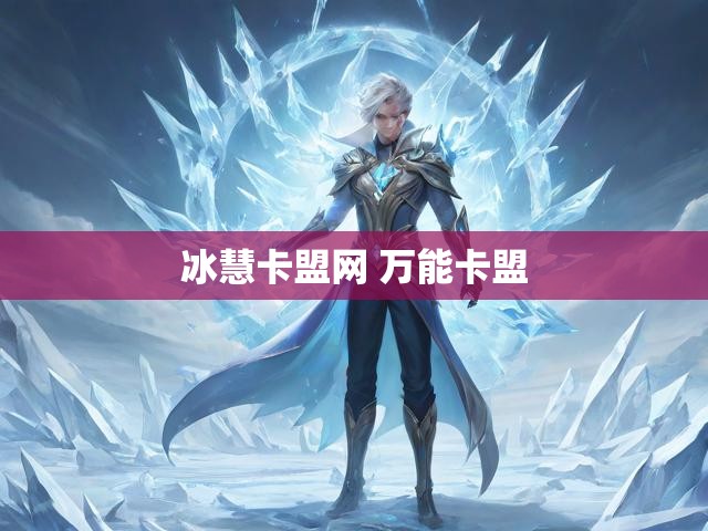 冰慧卡盟网 万能卡盟